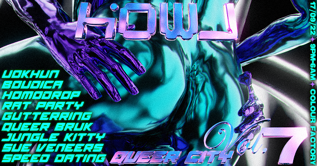 HOWL & COLOUR FACTORY PRESENT QUEER CITY VOL 7